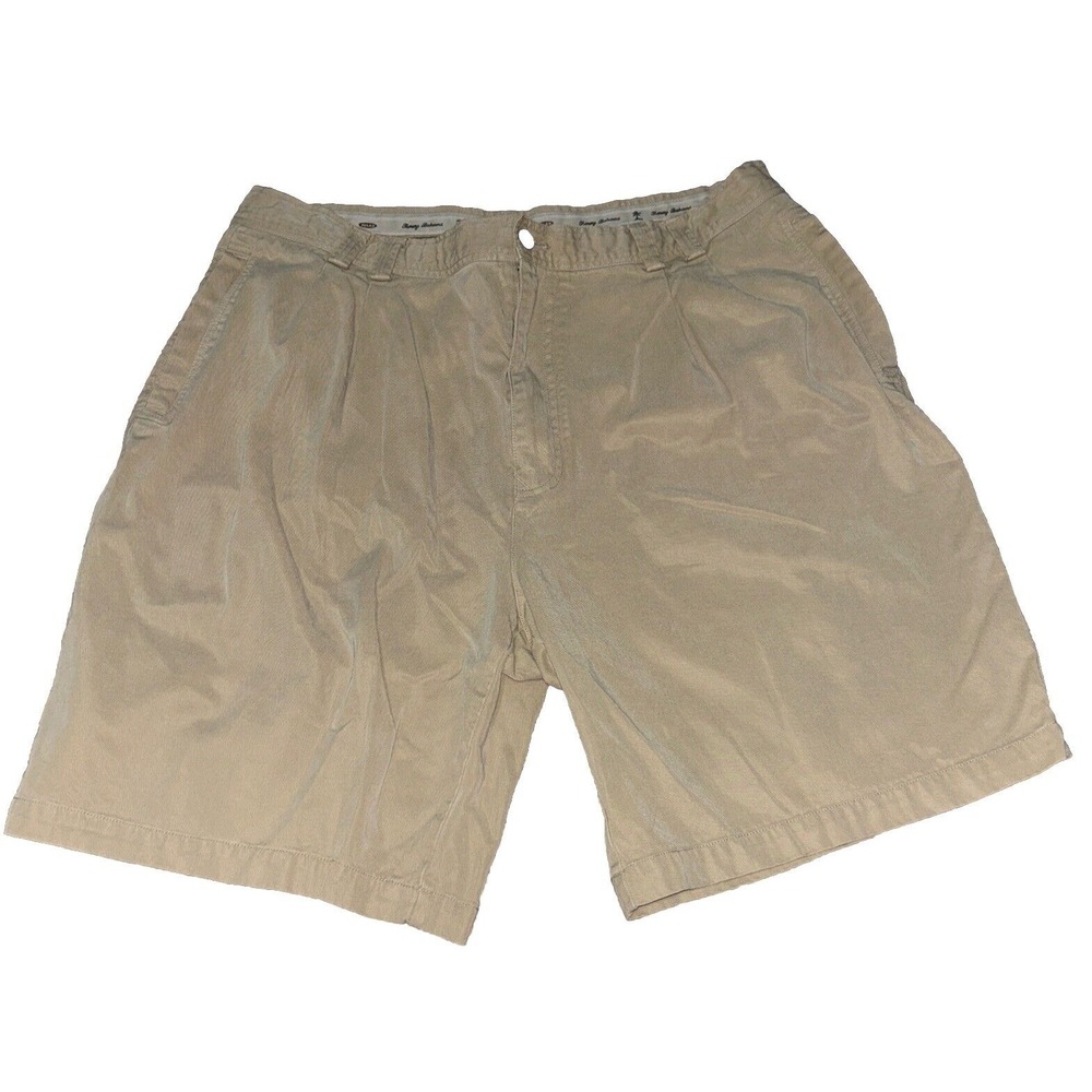 SIZE 38 Tommy Bahama Mens 4 Pocket Shorts Tan Tencel Cotton‎